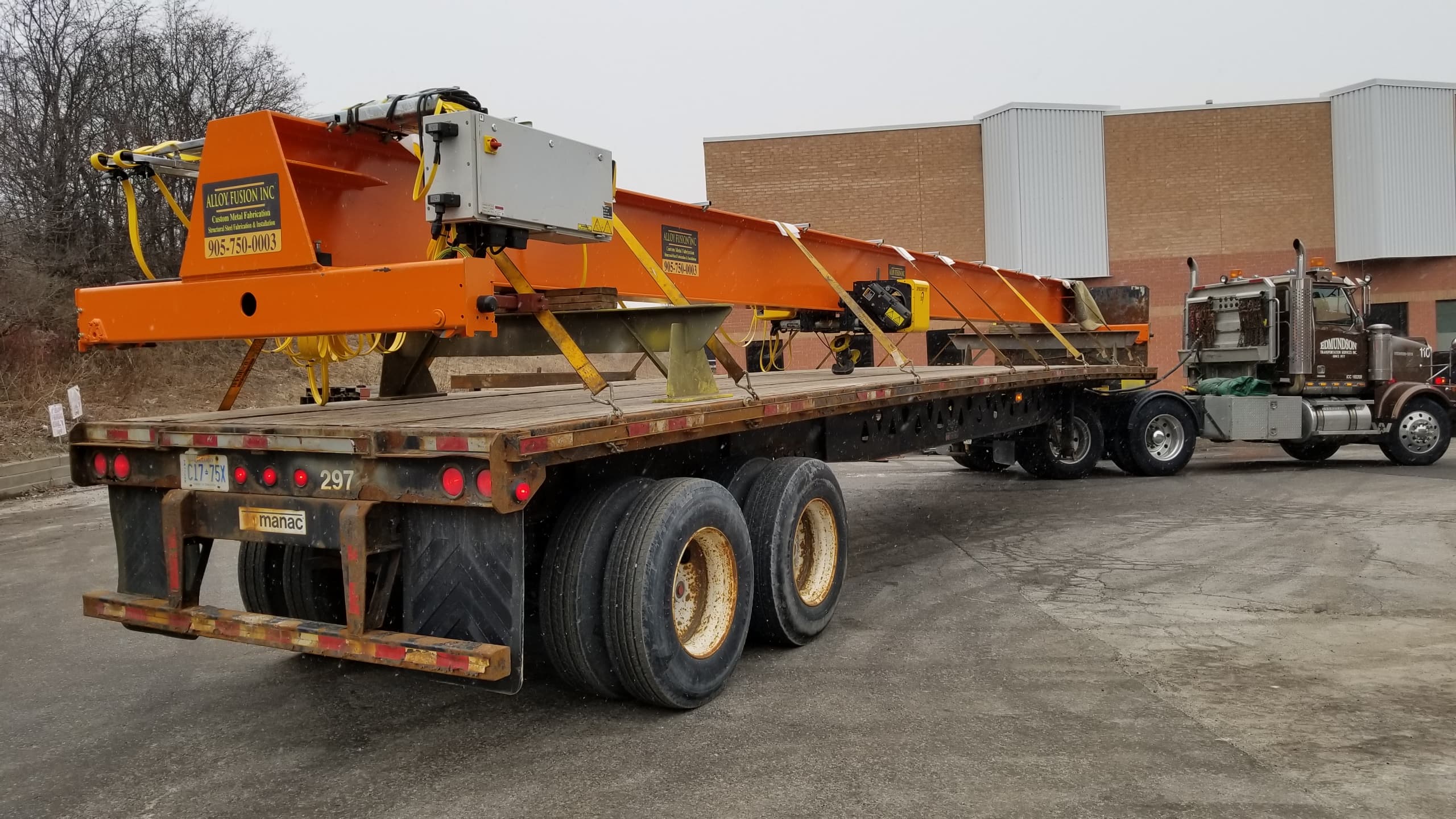 5 Ton Top Riding Bridge Crane with Underslung Hoist